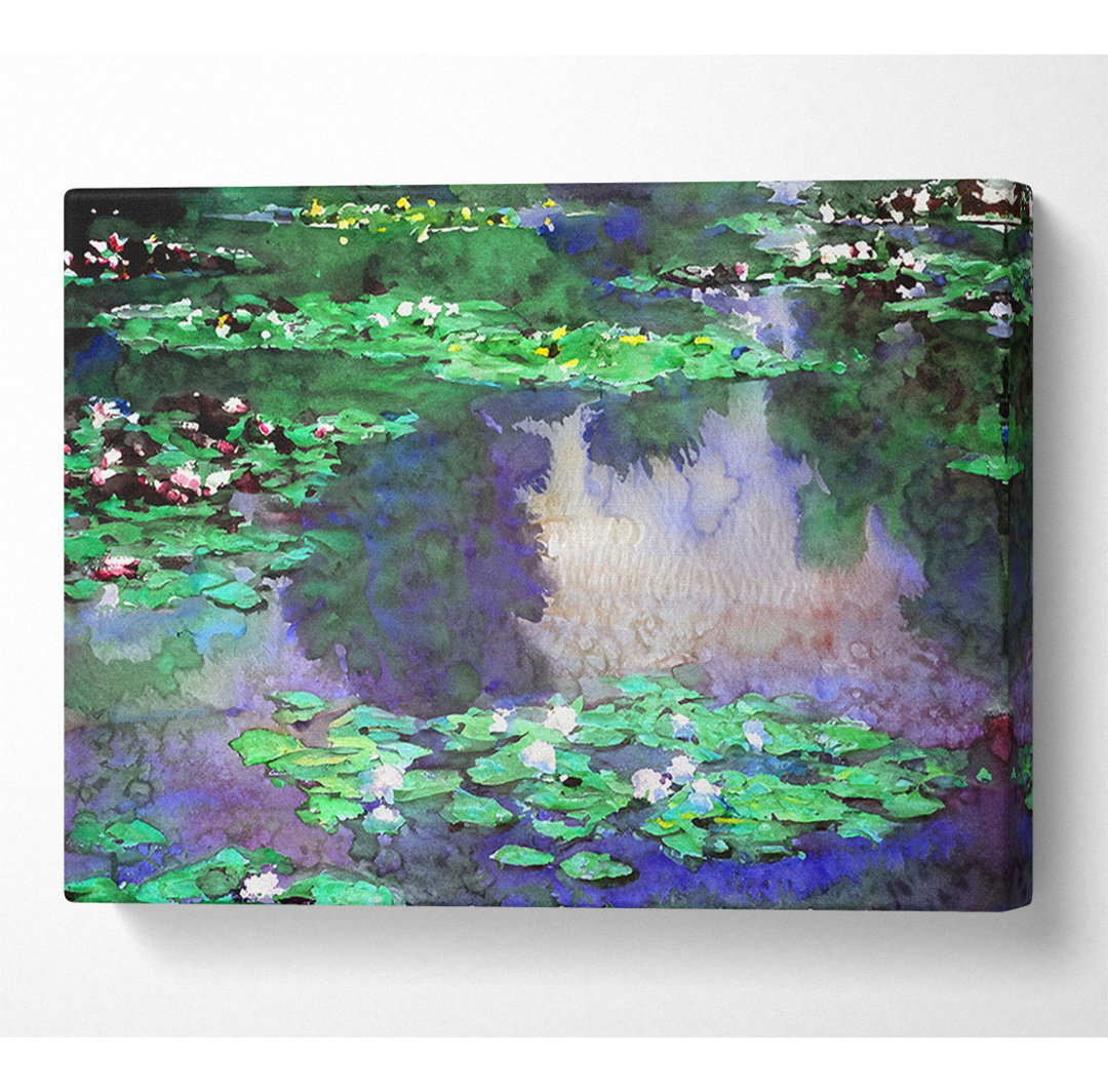 Monet Meeresrosen Wasserlandschaft - Druck