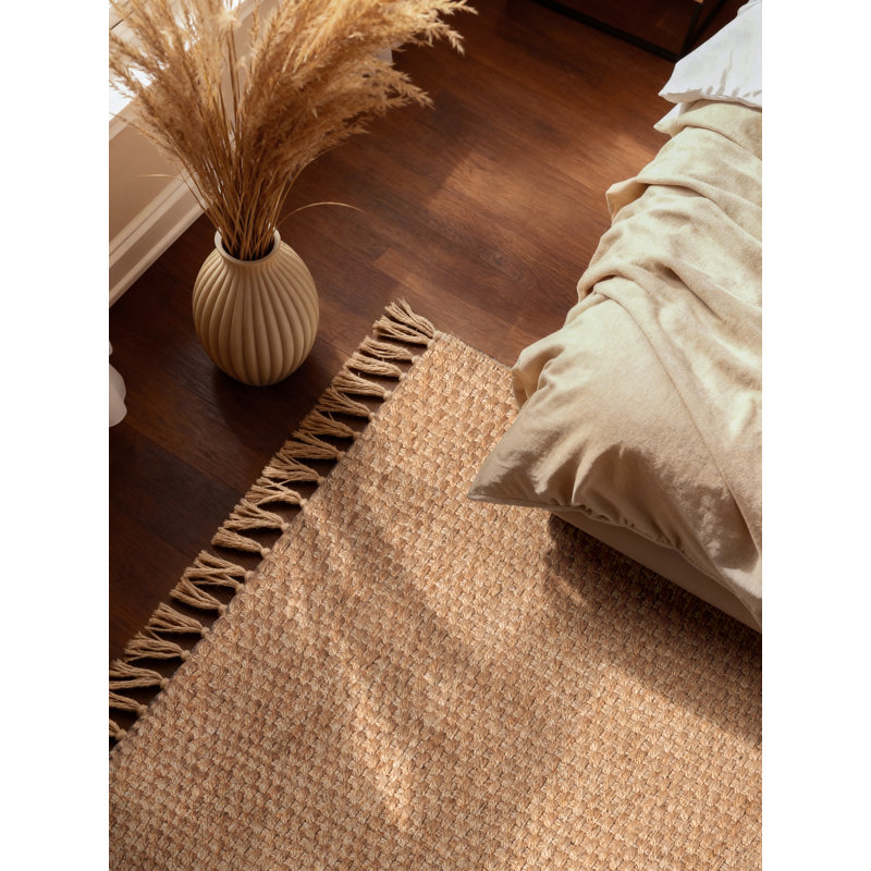 Hanse Home Fjord - Jute Rug, Natural Rug for Living room, Bedroom, Diningroom