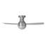  Brushed Nickel 44" Flush Mount Outdoor/Indoor Smart Ceiling Fan with Remote Control, Works With Google Assistant, Amazon Alexa and IOS/Android Mobile APP, 3000K Colour Temperature -48461475-48461474