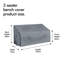 Outdoor Patio Bench Cover-34157558