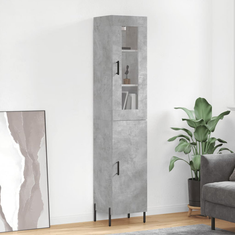 Neaha 34.5cm Sideboard, Concrete Grey
