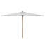Parasol de marché rectangulaire en bois 6,5 pi x 10 pi Aklin-1506081221