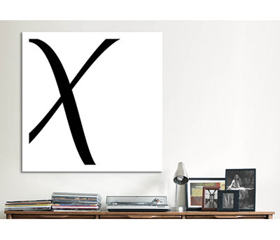 Art textuel sur toile