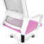 Chaise de bureau ergonomique en filet avec siège profond et large Nikyia-106361727