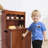 ECR4Kids Play Kitchen Cupboard, Stove, Sink, and Refrigerator, Wooden Playset, 4-Piece-125486451