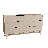 Milan 6-drawer Dresser With Wide 57" Design And Mid-century Modern Style-689570622