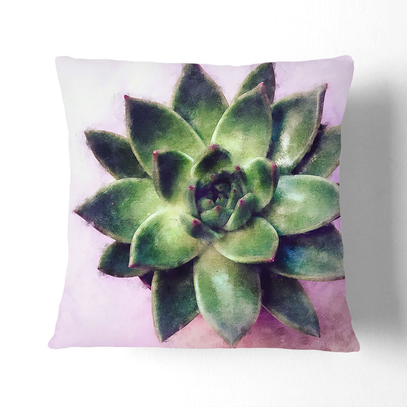 Square Throw Cushion, Stone, 40cm H x 40cm W x 15cm D
