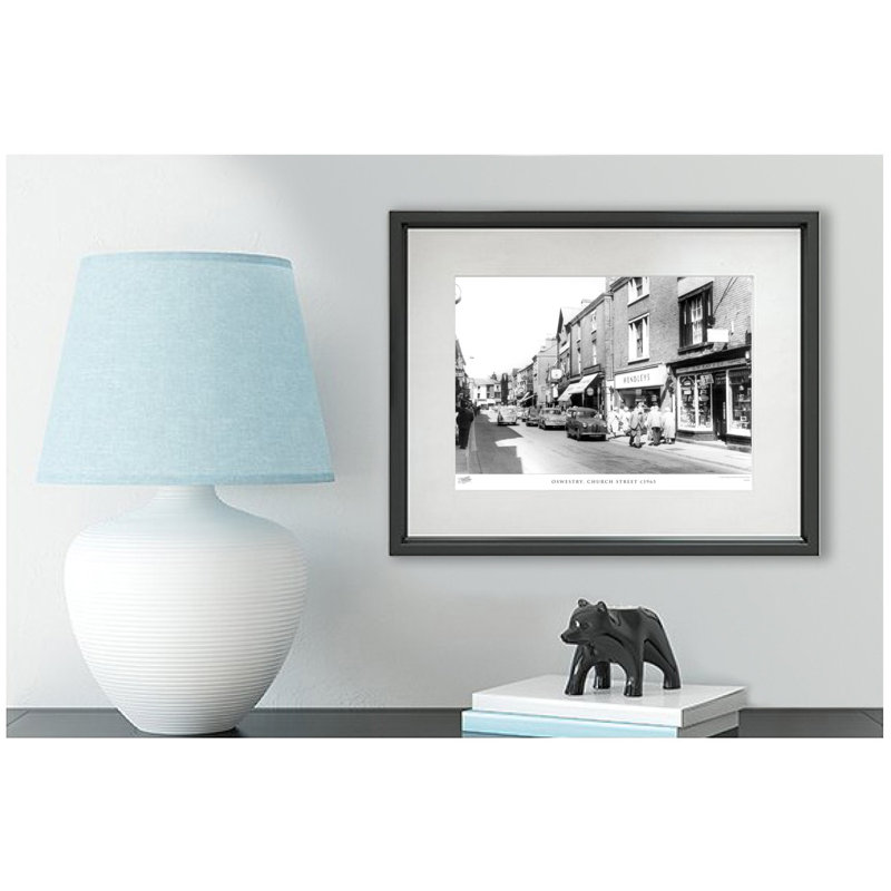 Oswestry, Church Street C1965 1 Piece Single Picture Frame Wall Art, 40cm H x 50cm W x 2.3cm D