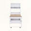 Compact Buffet with Hutch and Foldable Dining Table-167412810