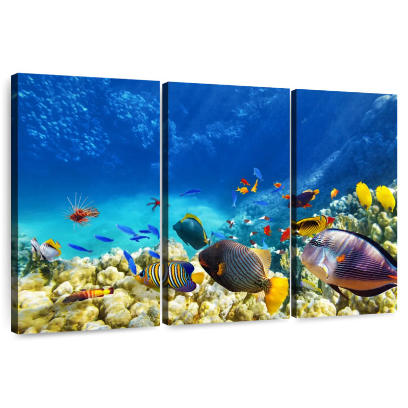 Marine Life, 42" H x 65" W
