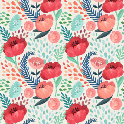 Floral Matte Wallpaper