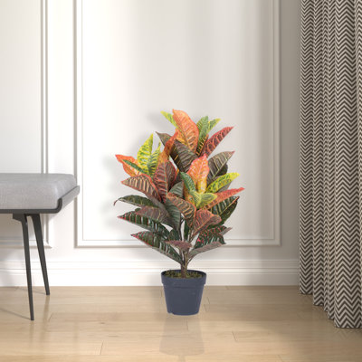 Croton artificiel 30 po