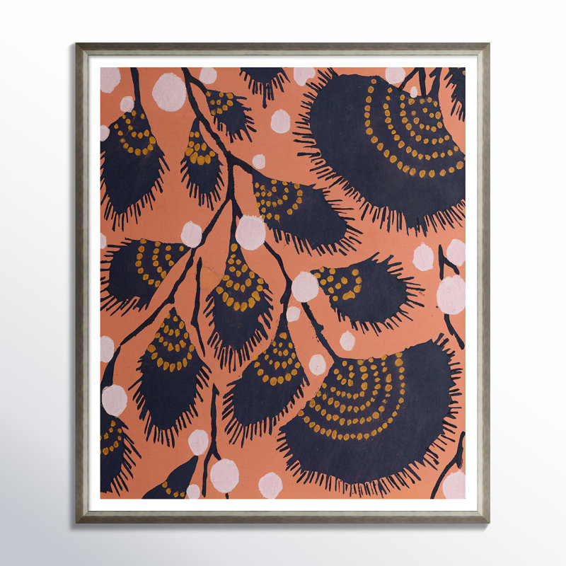 'Asian Textile Designs' Framed Graphic Art Print