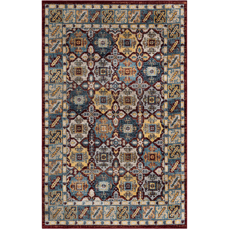 Taslin Rug, Multi, Rectangle 5'3'' x 8'