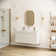 Valencia 48" Wall Mount Double Sink Bathroom Vanity with Top and Sinks (Faucets Not Included)