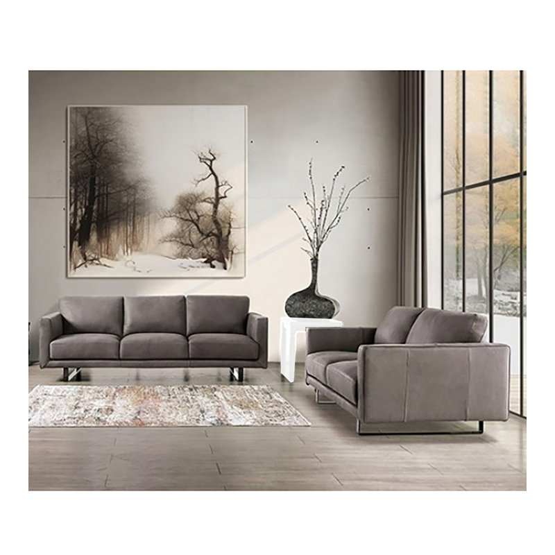 Ensemble de salon 2 pièces Kailler, Gris
