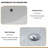 20.25"X15"  Ceramic Rectangular Undermount Bathroom Sink With Overflow