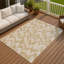 Tapis géométrique intérieur / extérieur lavable à la machine Matteson ACN2297-425295884