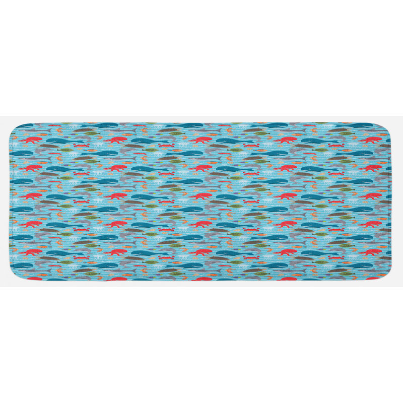Tapis de cuisine nautique
