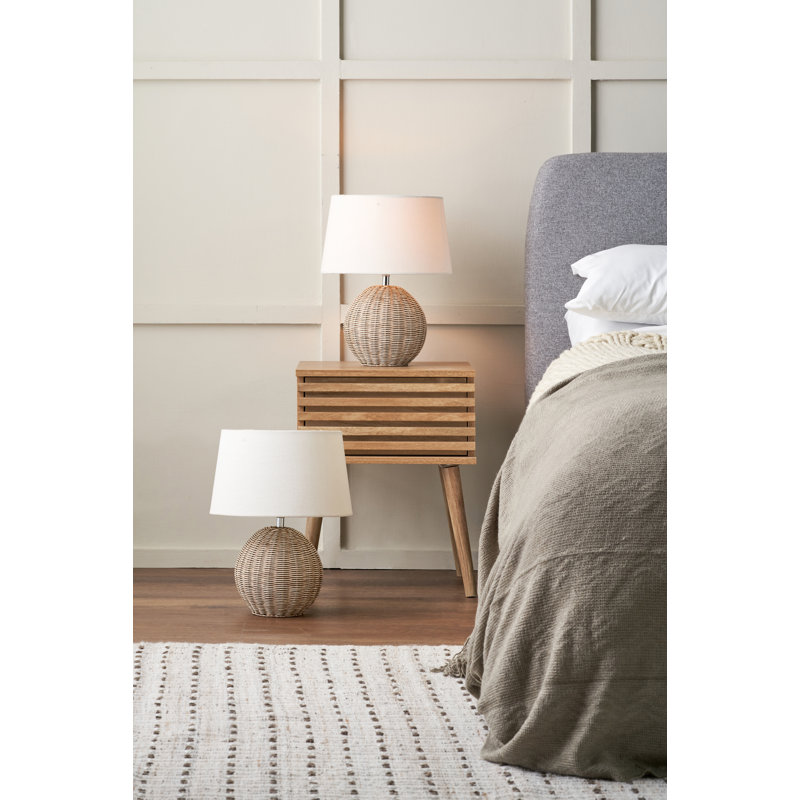 Cleobury Wicker/Rattan Table Lamp