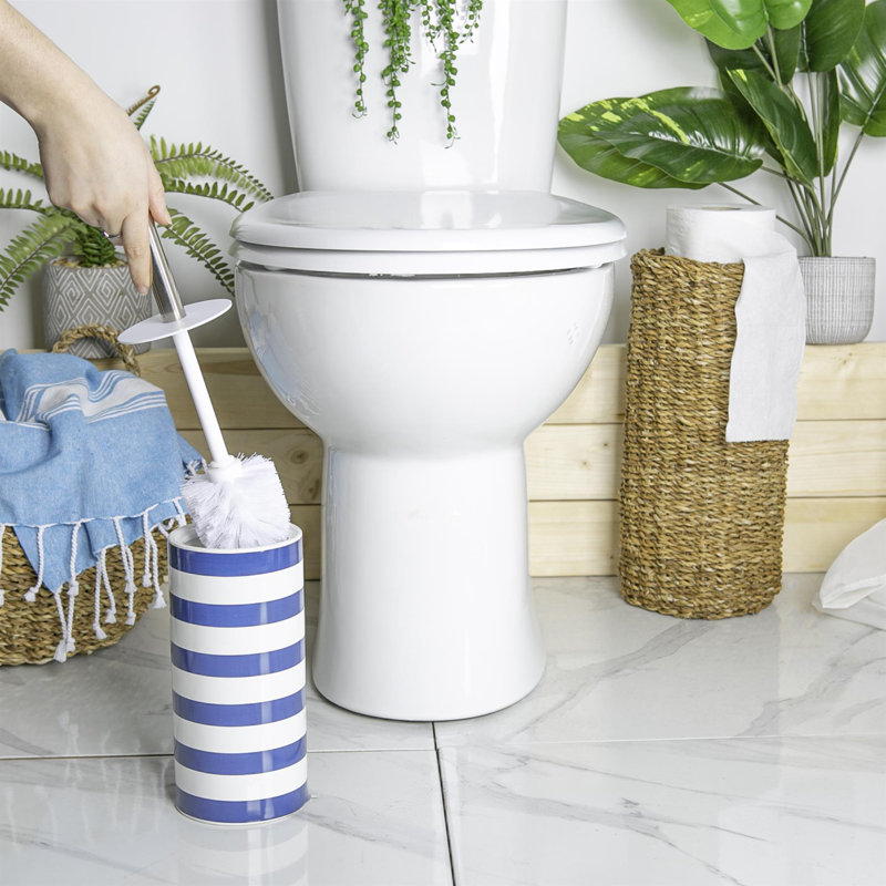 Harbour Housewares - Ceramic Toilet Brushes, Navy