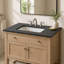 Comptoir en quartz gris 31 po avec lavabo rectangulaire
