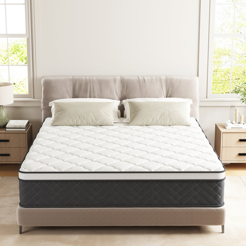 30CM Medium Comfort Hybrid Memory Foam Pocket Sprung Mattress In A Box , Small Double (4')
