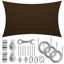 Toile d'ombrage rectangulaire Royal Shade avec treuil d'installation-114890858-114890841
