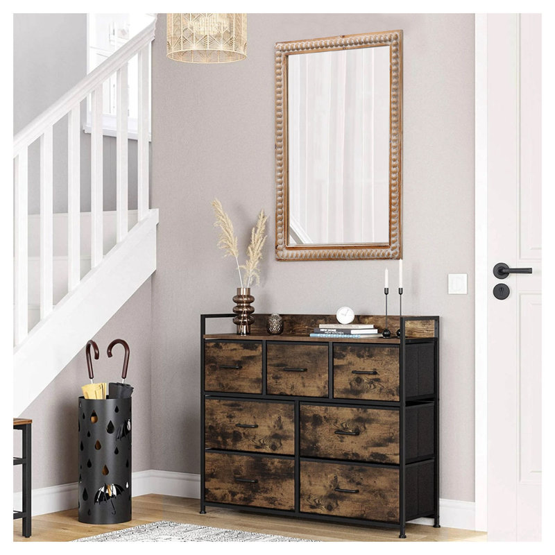 Wooden Frame Wall Mirror