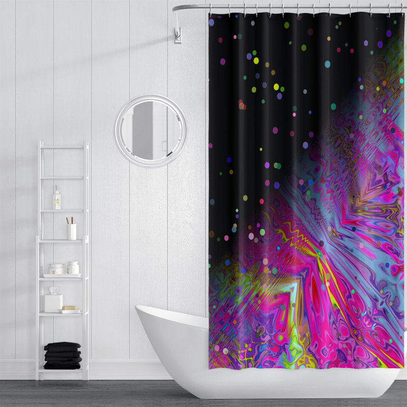 Rideau de douche simple, H 72 po x l 70 po