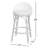 Ellie Rattan and Metal Low Back Counter Stool-1055294296