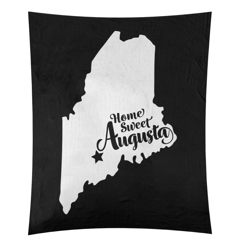 Tapisserie Augusta, Maine, Noir, H 60 po x l 51 po