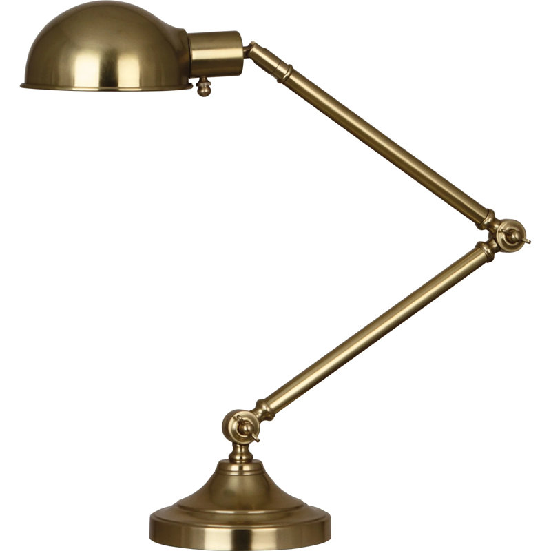 Kinetic Table Lamp, Natural Brass
