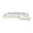 Simili cuir blanc