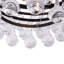 Lustre en cristal semi-encastré à 5 niveaux Deonta-1431166253