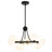 12 - Light Dimmable Globe Chandelier