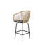 Ensemble de 4 tabourets de bar d'extérieur (sans la table)