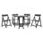 Lagarde 4 - Person Acacia Wood Patio Dining Set with-1560860537