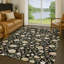 Tapis floral intérieur / extérieur lavable à la machine Chantille ACN2438-1320804750-1320804792