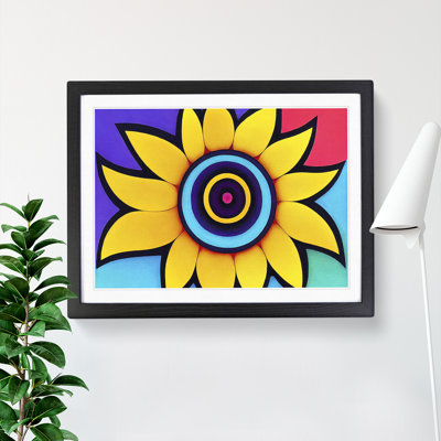 Abstract Sunflower Vol.2 - Framed Print