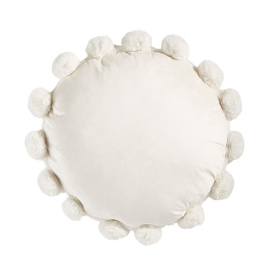 Coussin en polyester Faux Rabbit Fur Collection