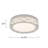 Elegance - Integrated LED Flush Mount - Chrome Finish - Crystal Glassware Diffuser Shade-1048864713-1048864727