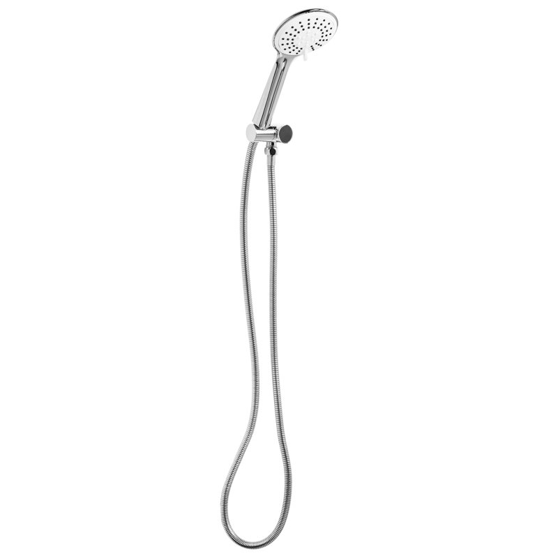 Shower Head and Hose Kit TUMPLE, Silver