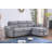 Ashton 96.5" Gray Velvet Fabric Reversible Sleeper Sectional Sofa Chaise-881838812-881838814