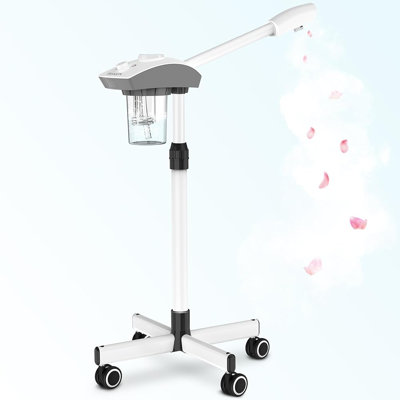 Beauty Organizer Facial Steamer Machine on Wheels