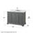 Deborah 48'' Single Bathroom Vanity with Marble Top-23113236-80205294