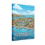 Paysages pittoresques et urbains, paysage urbain avec ciel bleu et eau-432346700
