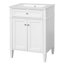 Meuble-lavabo 24 po avec lavabo, armoire, organisateurs de tiroirs et meuble-lavabo de 24 po au design élégant pour les petits espaces, deux portes, un tiroir basculant, un lavabo brillant, un cadre solide-1462408192