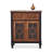 Black&Walnut Solid Wood Shoe Storage Bench