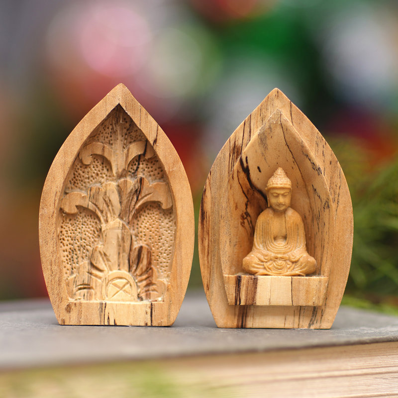 Ensemble de sculpture 2 pièces Meditation and Peace